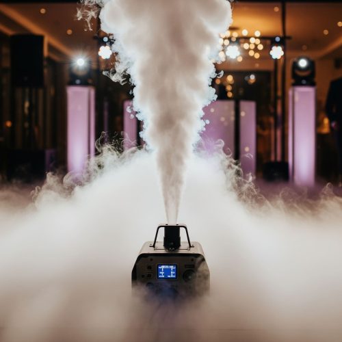 Scène machine à brouillard