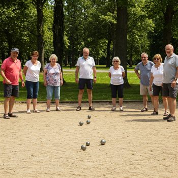 Scène pétanque Scène pétanque